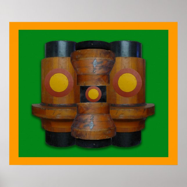 Affiches 3 tours à 3 caractères (Devant)