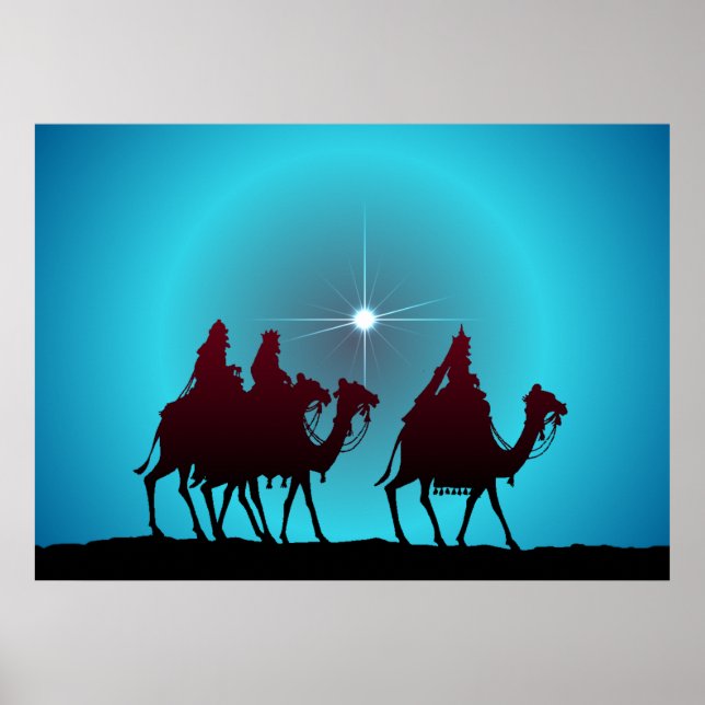 Affiches 3 WISEMEN & STAR par SHARON SHARPE (Devant)
