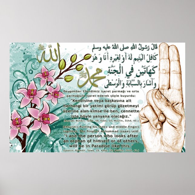 Affiches 40 oeuvres d'art Hadith-7 / (TR :) 40 Hadis Eserle (Devant)