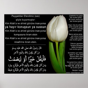 Affiches 40 oeuvres d'Hadith-16e/(TR :) 40 Hadis Eserleri-1
