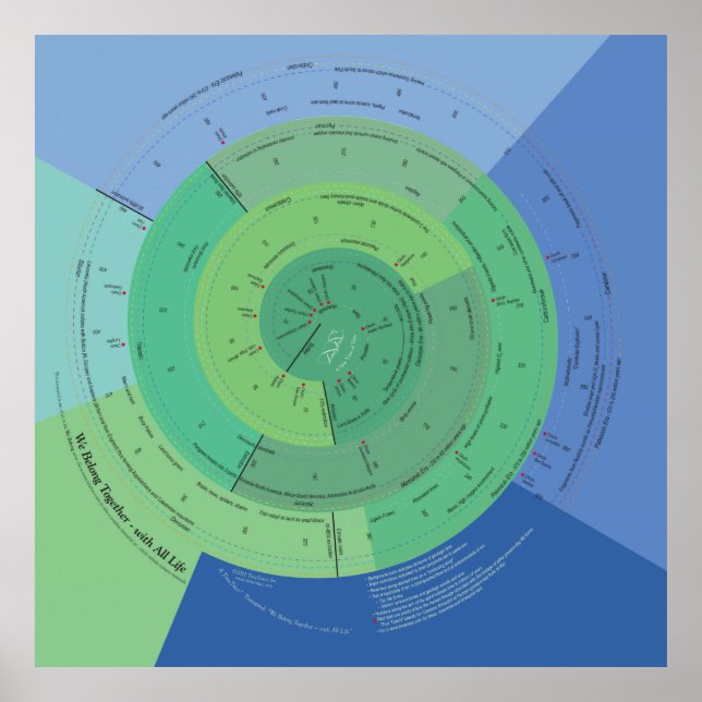 Affiches 40x40 Nous appartenons à toute vie (Devant)