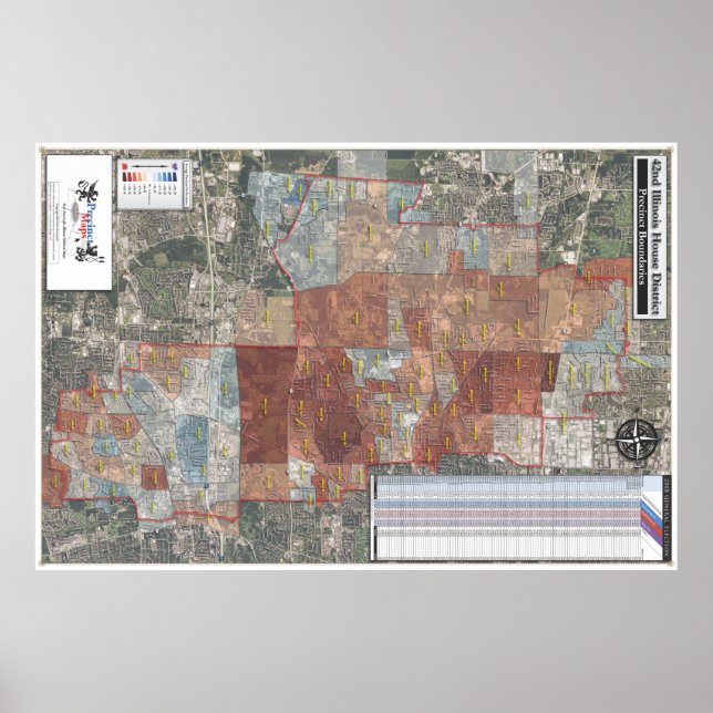 Affiches 42e Illinois House District - 2008 Général (Devant)