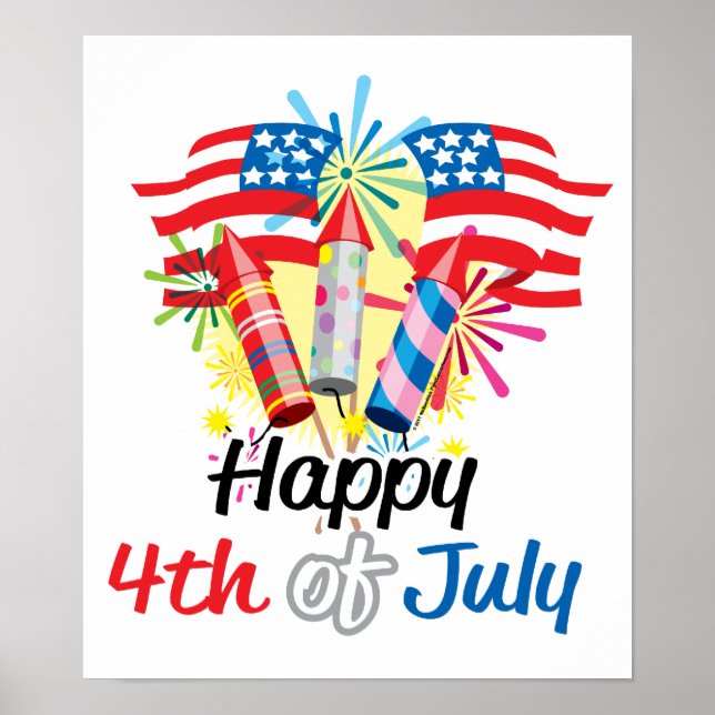 Affiches 4 juillet feux (Devant)