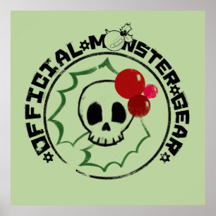 Affiches 4 Petits monstres - Nessa Holiday Logo 2