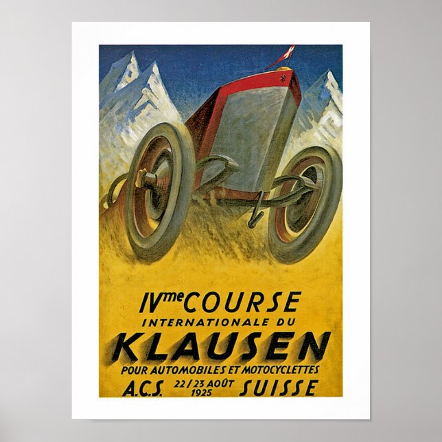 Affiches 4e cours Internationale du Klausen (Devant)