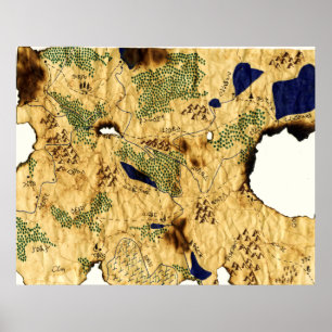 Affiches 4th Map of the Forgotten Realm