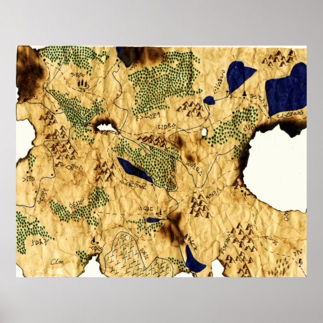 Affiches 4th Map of the Forgotten Realm (Devant)