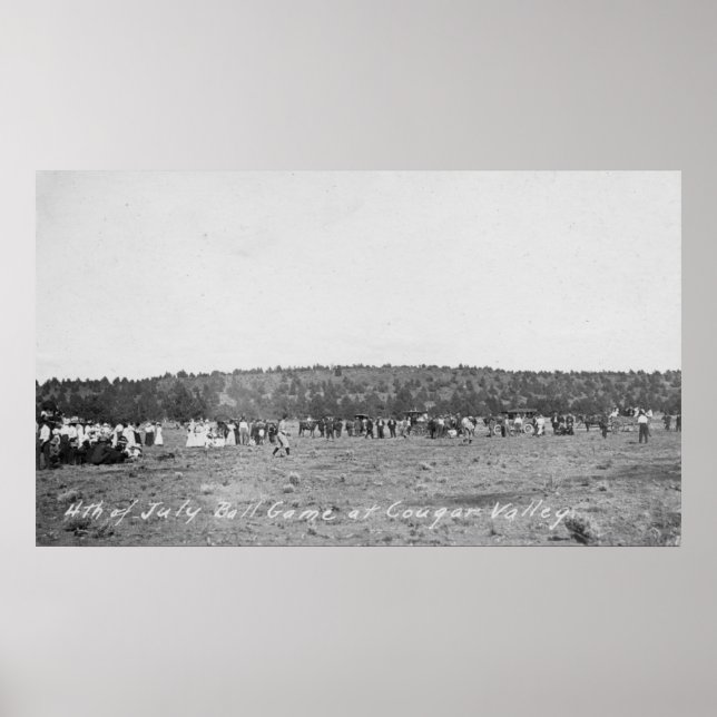 Affiches 4th of July Baseball Game (Devant)