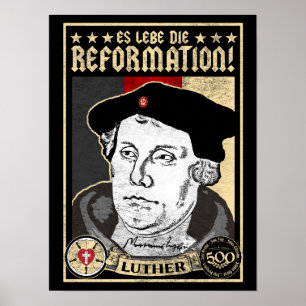 Affiches 500th Réforme Luther d'anniversaire