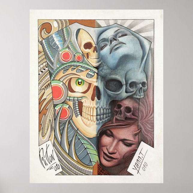 Affiches 50/50 TATTOO ART repro (Devant)
