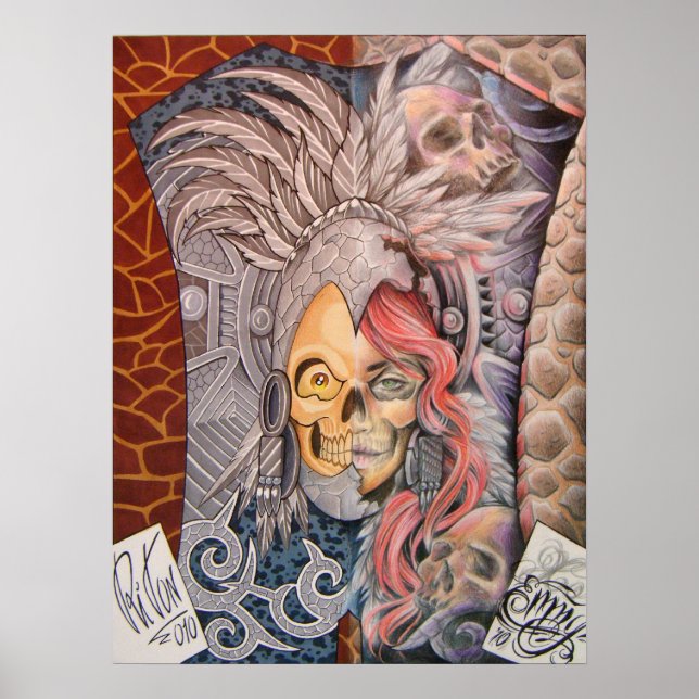 Affiches 50/50 TATTOO ART repro 4 (Devant)