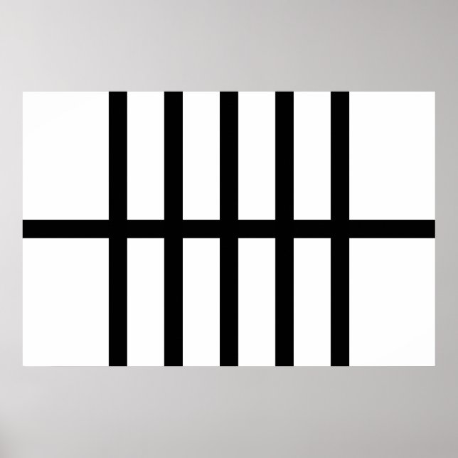 Affiches 5 Bisected Black Lines (Devant)