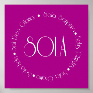 Affiches 5 solas