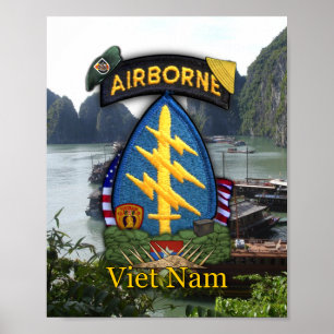 Affiches 5e groupe des forces spéciales les berets verts le