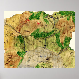 Affiches 5ème carte du royaume oublié