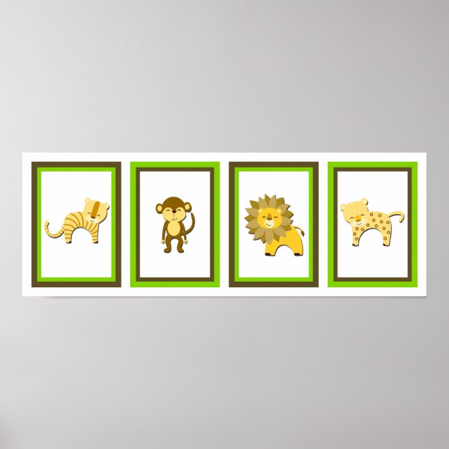 Affiches 5X7 Collection d'oeuvres d'art sur les murs d'anim (Devant)