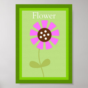 Affiches 5X7 Flower Forest Friends Wall Art