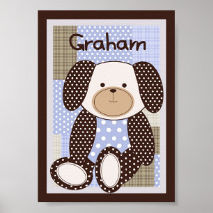 Affiches 5x7 "Graham" Graham Crackers Bébé Literie Mur Art