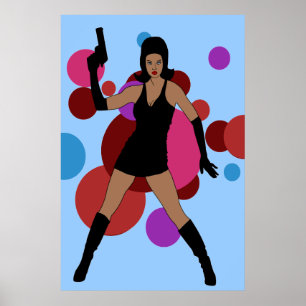 Affiches 60s Spy Girl