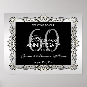 Affiches 60th Wedding Anniversary