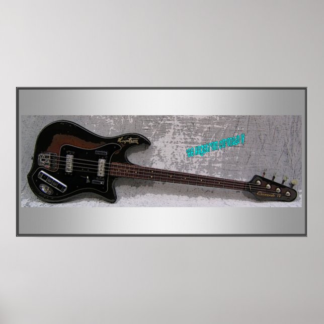 Affiches '66 Hagstrom Bass Print (Devant)