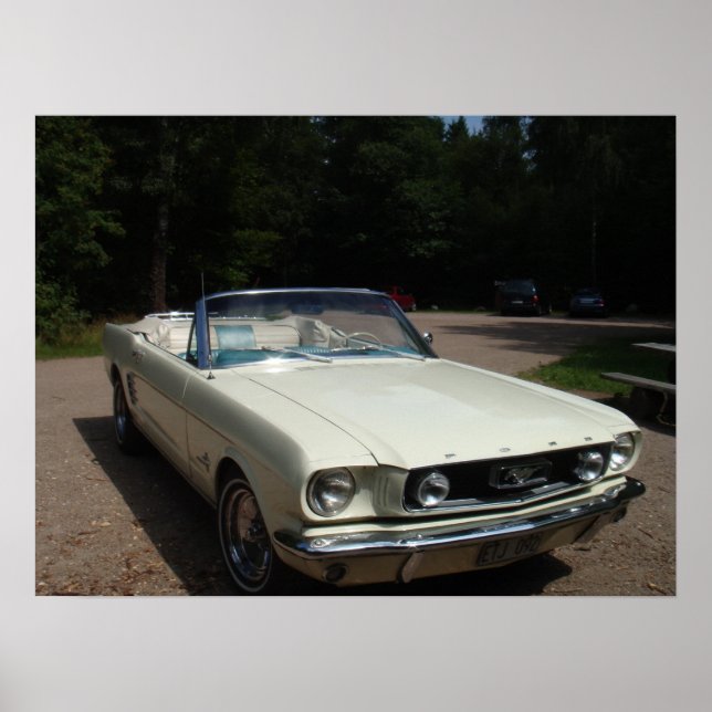 Affiches '66 Mustang Cabriolet (Devant)