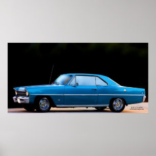 AFFICHES 67 CHEVY NOVA