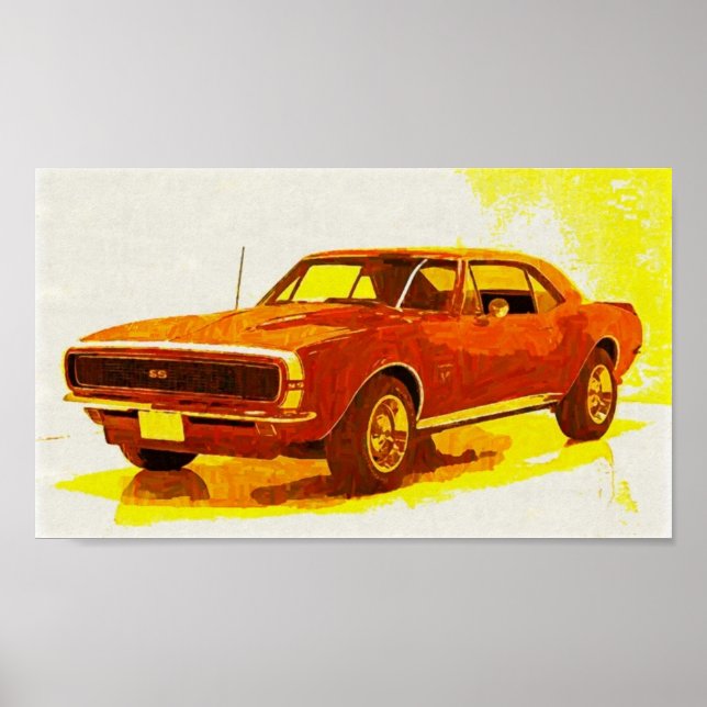 Affiches 67 Impressionniste Camaro (Devant)
