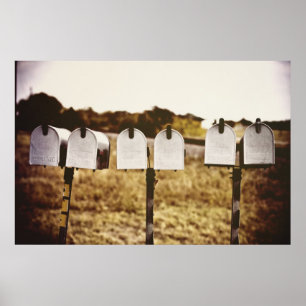 Affiches 6 dans une rangée { Vous avez une série de courrie