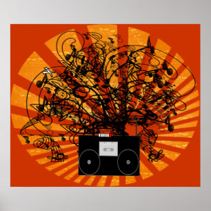 Affiches 80s BoomBox