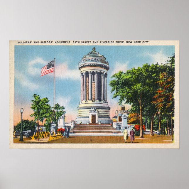 Affiches 89th St & Riverside Drive Soldiers' (Devant)
