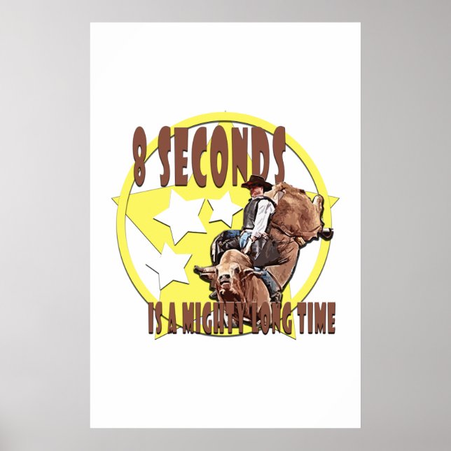 Affiches 8 Secondes, C'Est Un Temps Très Long ! (Devant)