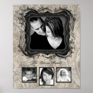 Affiches 8"x10" 4 Fente Famille Collage Montage Eternel Bea