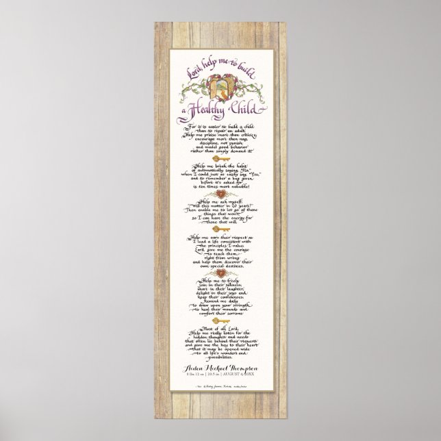 Affiches 8 x 24 Construire un enfant en santé - Grange clôt (Devant)