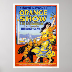 Affiches 8e National Orange Show 1918