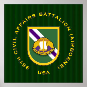 Affiches 96th CA Bn - Airborne