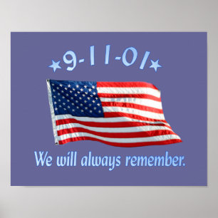 Affiches 9-11 Mémorial Nous Nous Souviendrons Toujours