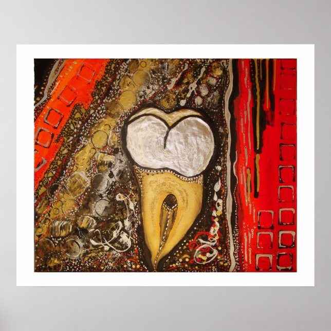 Affiches A014 Sensibilité aux dents (Devant)