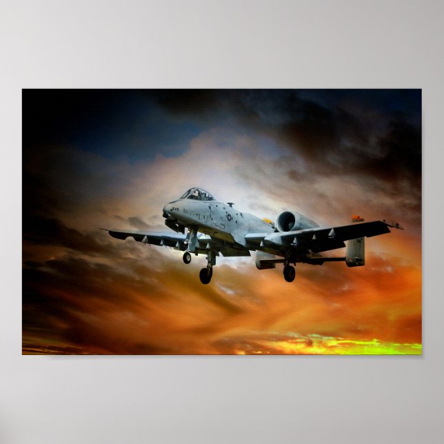 Affiches A10 Thunderbolt II (Devant)