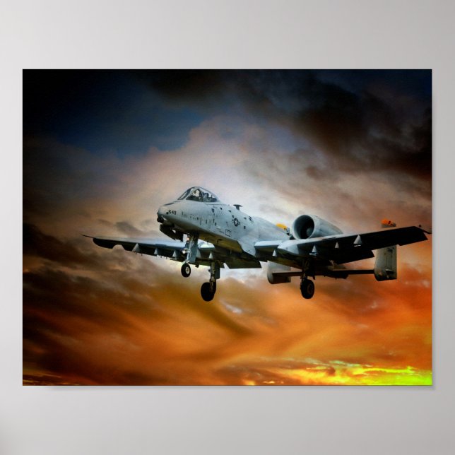 Affiches A10 Thunderbolt II (Devant)