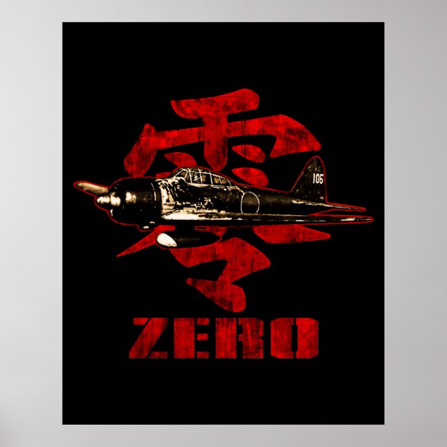 Affiches A6M zéro (Devant)