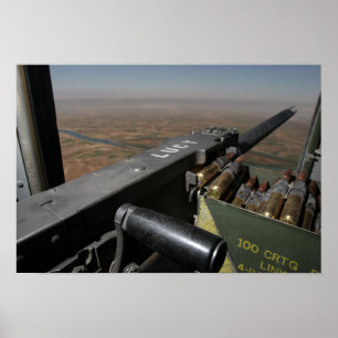 Affiches A 50 caliber machine gun