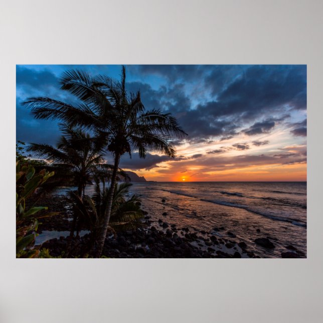 Affiches A beautiful sunset (Devant)