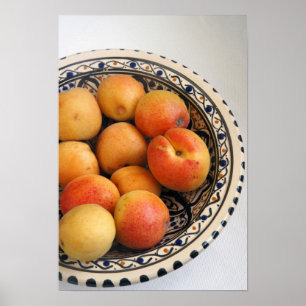 Affiches A bowl of Mediterranean Apricots 2