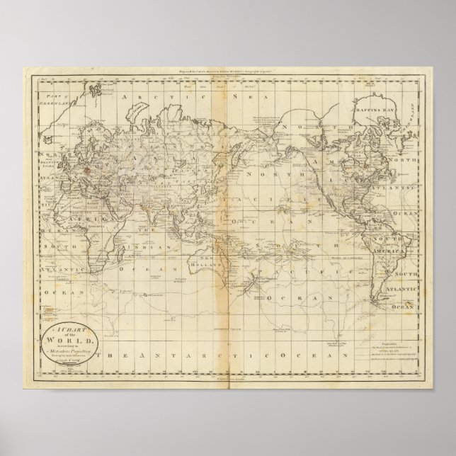 Affiches A Chart of the World (Devant)