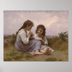 Affiches A Childhood Idyll (Idylle Enfantine) (1900)