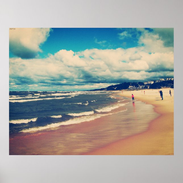 Affiches A Day At The Beach (Devant)