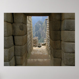 Affiches A Door From Machu Picchu