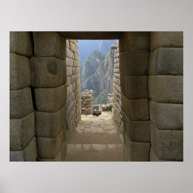 Affiches A Door From Machu Picchu (Devant)