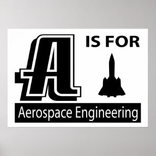 Affiches A Est Destiné À L'Ingénierie Aérospatiale